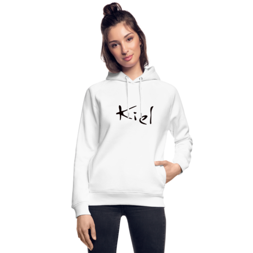 Kiel mit Herz schwarz auf Hoodie von Stanley/Stella (unisex) – Bild 3