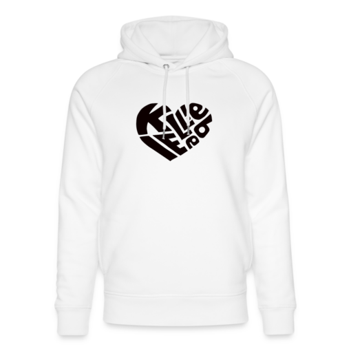 Herz Kiel Liebe schwarz auf Hoodie von Stanley/Stella (unisex)