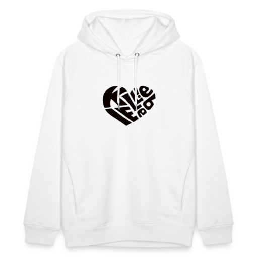 Herz Kiel Liebe schwarz auf Hoodie von Stanley/Stella (unisex) – Bild 4