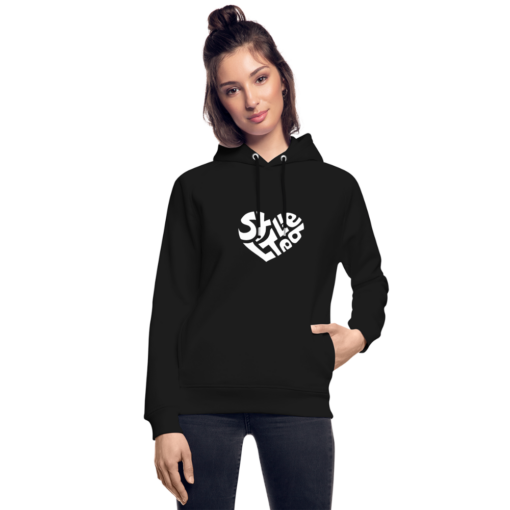 Herz Sylt Liebe weiß auf Hoodie von Stanley/Stella (unisex) – Bild 3