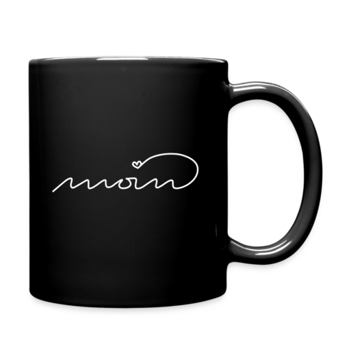 Moin weiß auf Tasse schwarz