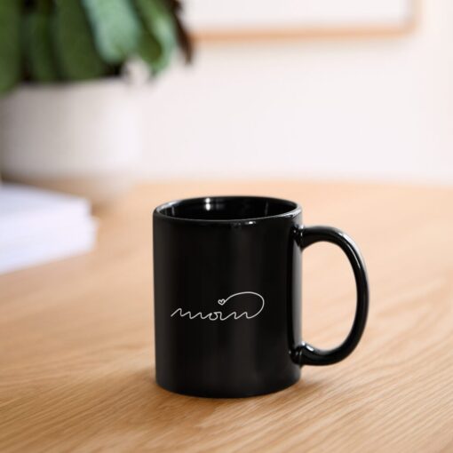 Moin weiß auf Tasse schwarz – Bild 4