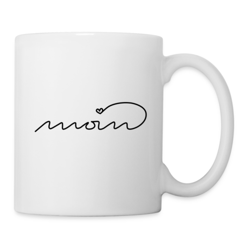 Moin schwarz auf Tasse weiß