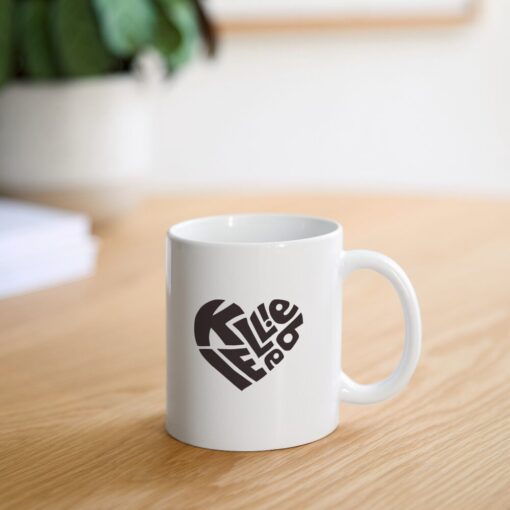 Herz Kiel Liebe schwarz auf Tasse weiß – Bild 2