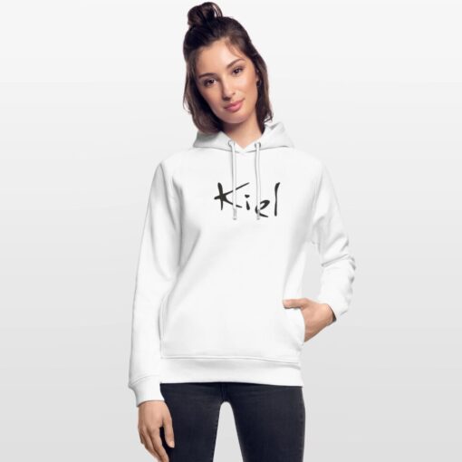 Kiel mit Herz schwarz auf Hoodie von Stanley/Stella (unisex) – Bild 2