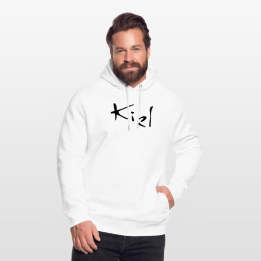 Kiel mit Herz schwarz auf Hoodie von Stanley/Stella (unisex) – Bild 5