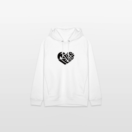 Herz Kiel Liebe schwarz auf Hoodie von Stanley/Stella (unisex) – Bild 3