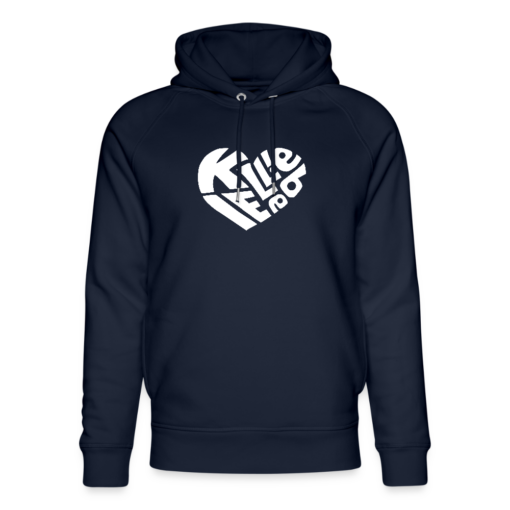 Herz Kiel Liebe weiß auf Hoodie von Stanley/Stella (unisex)