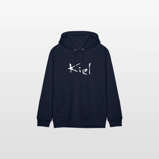 Kiel mit Herz weiß auf Hoodie von Stanley/Stella (unisex) – Bild 3