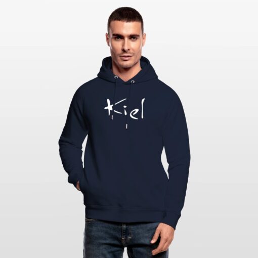 Kiel mit Herz weiß auf Hoodie von Stanley/Stella (unisex) – Bild 4