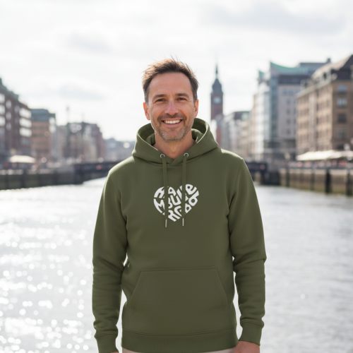 Hoodie Herz Hamburg Liebe (Herren)