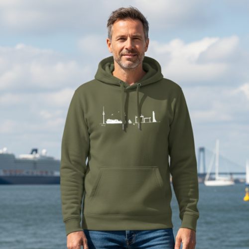 Hoodie Kiel Skyline (Herren)