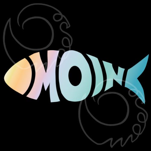 Alternative view of Hoodie Fisch Moin (Damen)