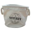 Canvas-Korb mit Badge "NORTHY"