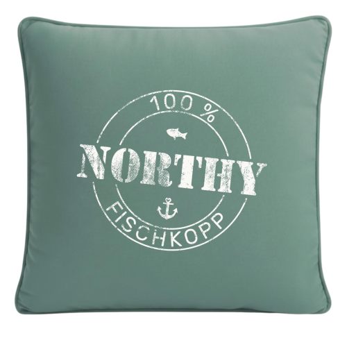 Kissenbezug mit Badge "NORTHY"