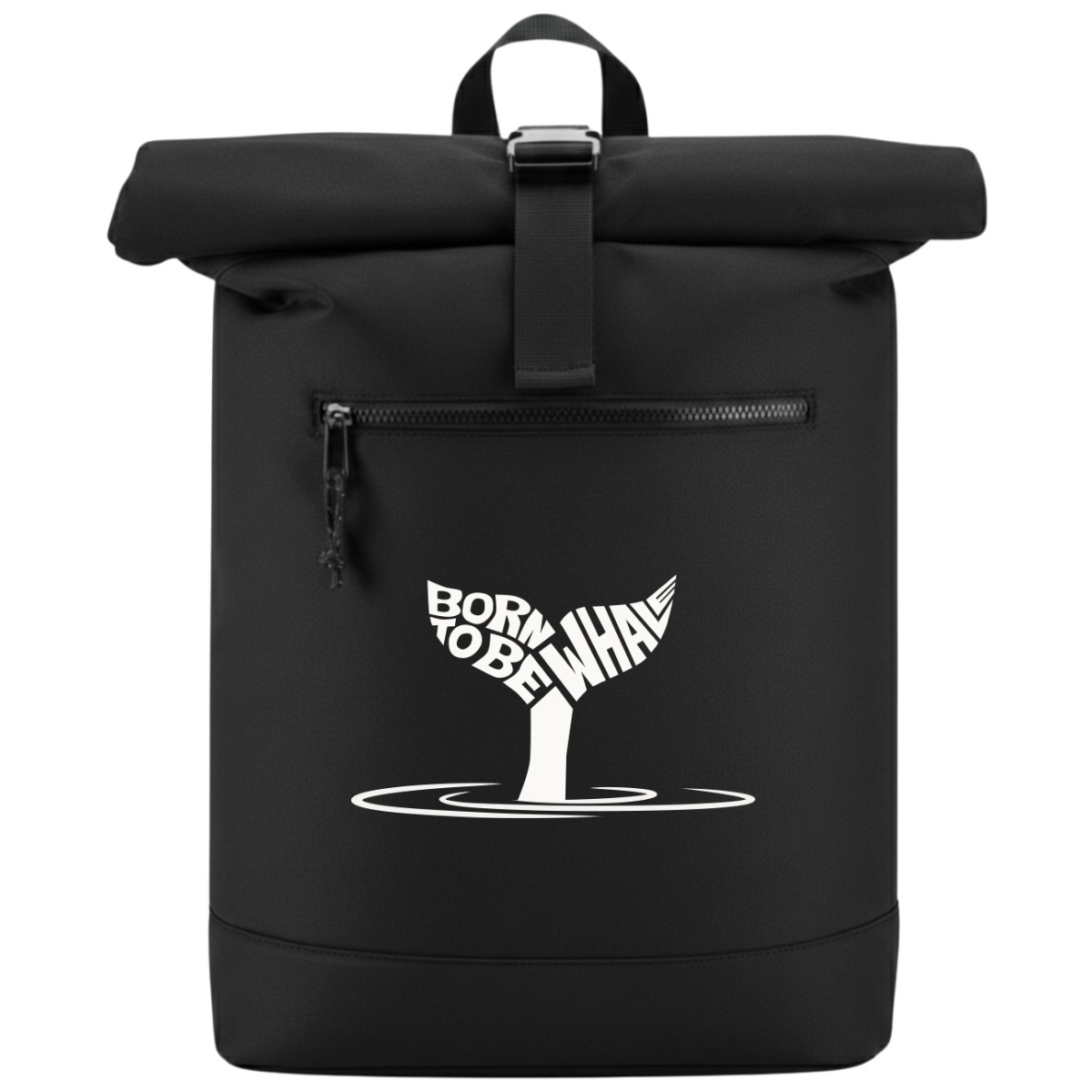 Rucksack "Breeze" mit Walflosse "Born to be whale" – Bild 2