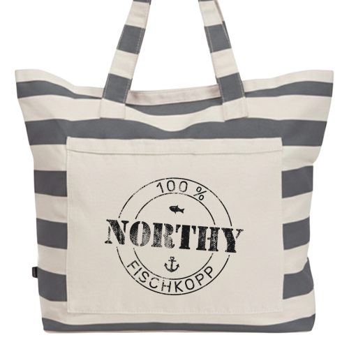Alternative view of Strandtasche mit Badge "NORTHY"