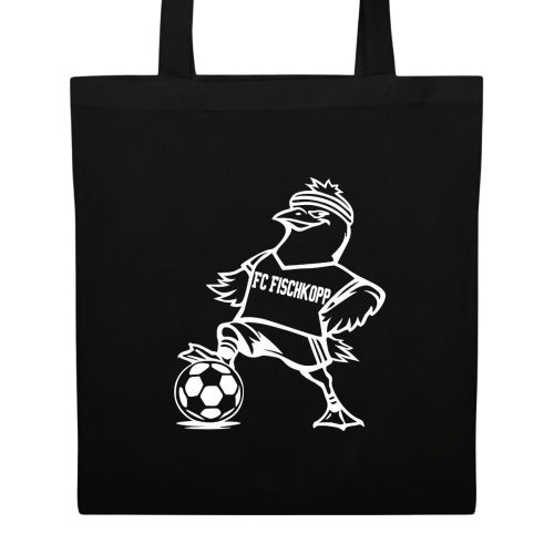 Büdel mit Fußball-Möwe