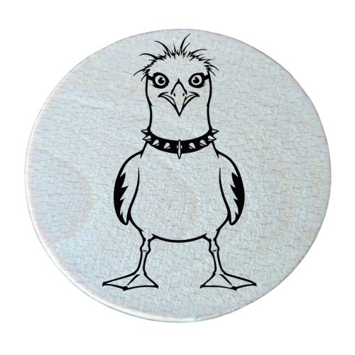 Flaschenöffner magnetisch aus Holz mit Gully von den Death Gulls