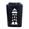 Vorratsdose mit Leuchtturm "Ahoi"