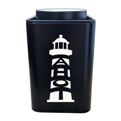 Vorratsdose mit Leuchtturm "Ahoi"