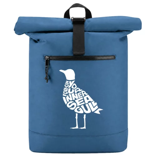 Alternative view of Rucksack "Breeze" mit Möwe "Follow your inner seagull"