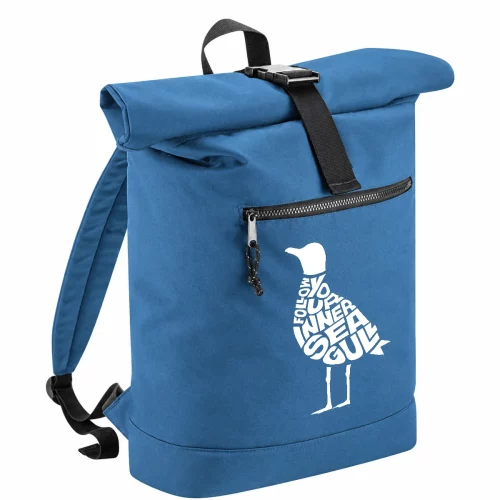 Rucksack "Breeze" mit Möwe "Follow your inner seagull" – Bild 5