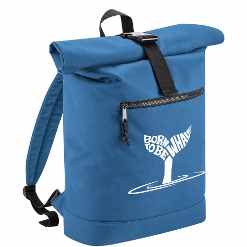 Rucksack "Breeze" mit Walflosse "Born to be whale" – Bild 4