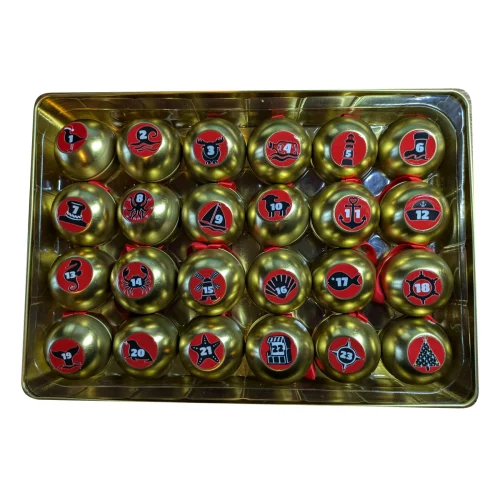 Alternative view of Maritimer Adventskalender in Gold mit DEATH GULLS