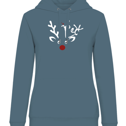 Weihnachtliches Hoodie mit Rentier-Grafik, ideal für festliche Weihnachtsfeiern und Wintermode, hoher Tragekomfort, bequemer pullover für Damen und Herren, trendige Weihnachtsmode.