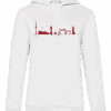 Kiel Hafen Skyline auf Hoodie, maritimes Design, Norddeutschland, Meere.