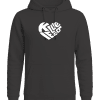 Kleiner, schwarzer Hoodie mit weißem 2meere Logo, ideal für Freizeit und Streetwear, hochwertiger Baumwollstoff, bequem und stilvoll, modisches Design, perfektes Geschenk.