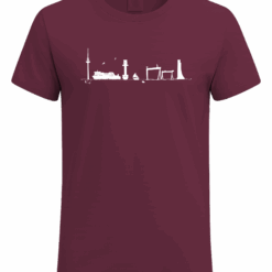 Kiel Skyline T-Shirt, maritimes Design, Hamburg, Jachthafen, Hafen, Seefahrt, maritime Mode.